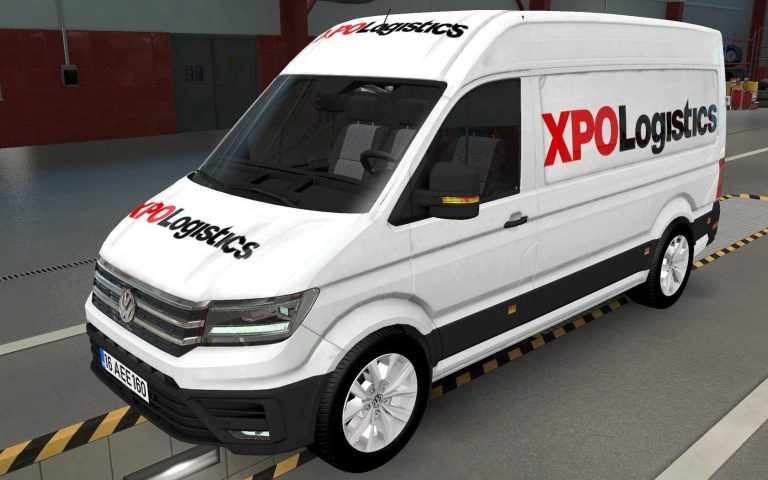 SKIN VOLKSWAGEN CRAFTER ETS2 AND ATS XPO LOGISTICS 1.43 ETS2