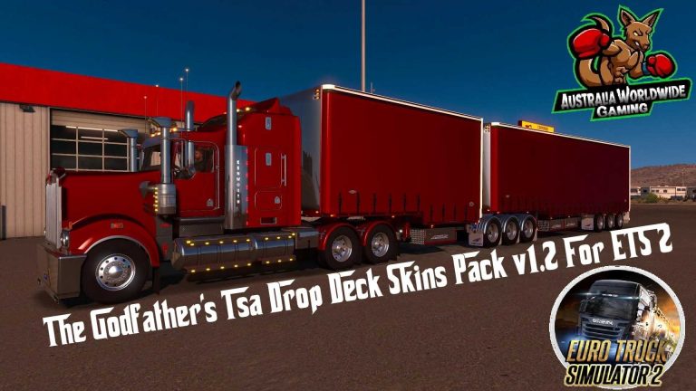 The Godfather’s TSA Drop Deck Trailer Skins Pack v1.2 ETS2