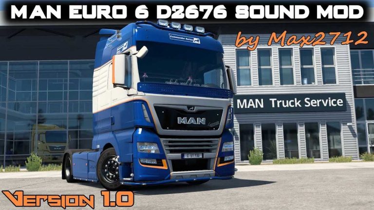 MAN Euro 6 D2676 sound 1.43 ETS2