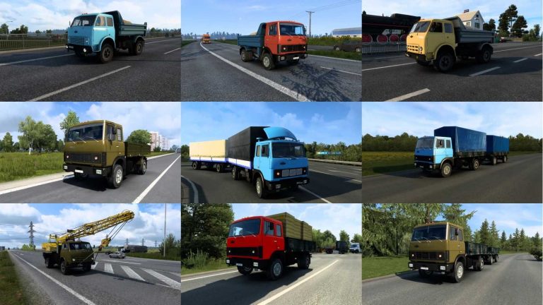 MAZ Traffic Pack v1.2 ETS2