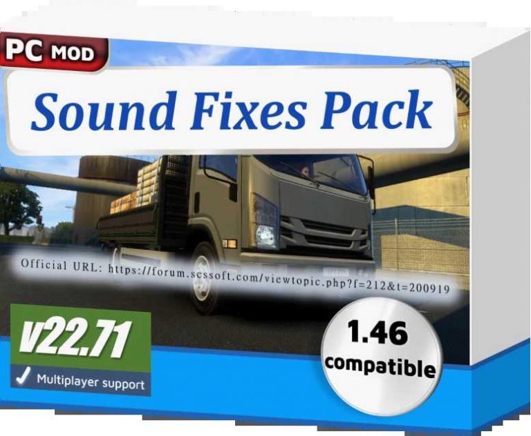 Sound Fixes Pack for 1.46 open beta only v22.71 ETS2