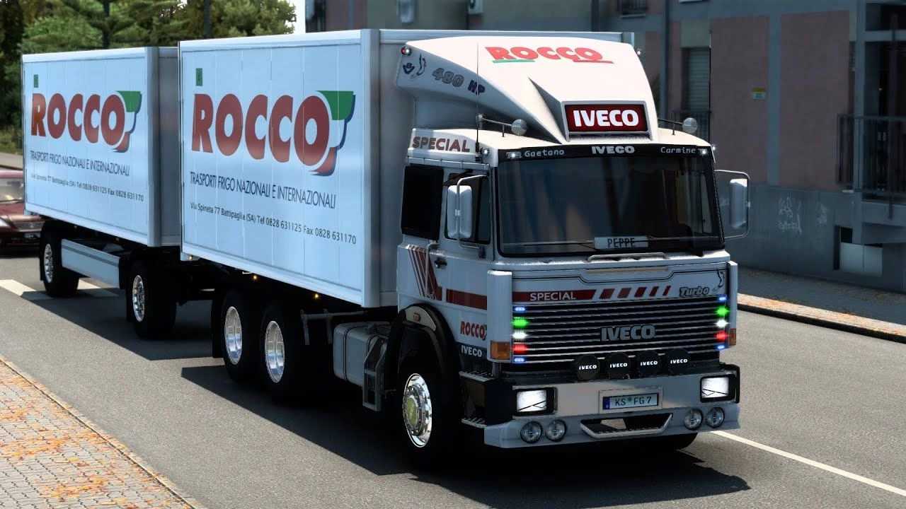 Iveco 190-38 Special with Trailer v1.53 for ETS2
