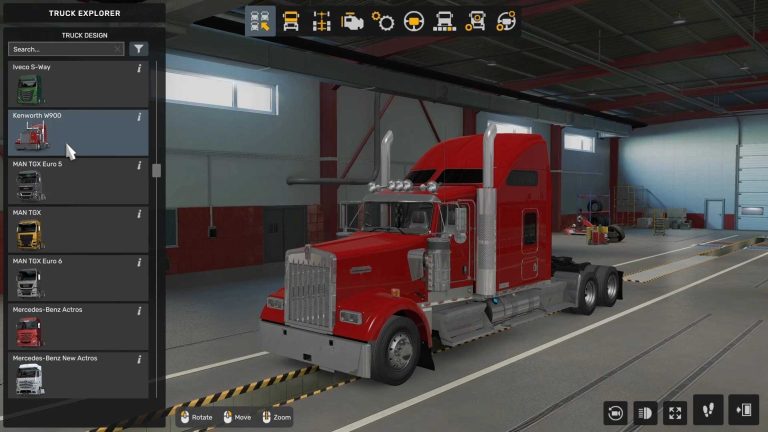 Kenworth W900 v1.0 1.53 ETS2