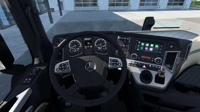 New Actros MP4 Cabin Upgrade v1.2.3h1 for ETS2