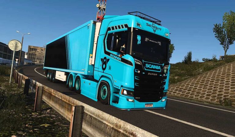 Tranquil Blue Scania S v1.0 for ETS2