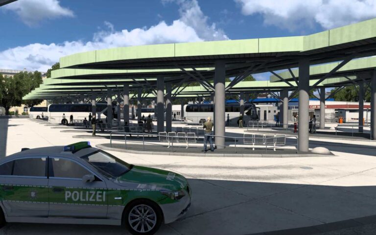Berlin Bus Station Revamp v0.1 for ETS2