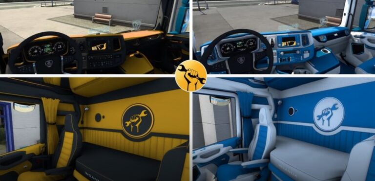 Insanux Scania NG Interior EU Version 1.05 for ETS2