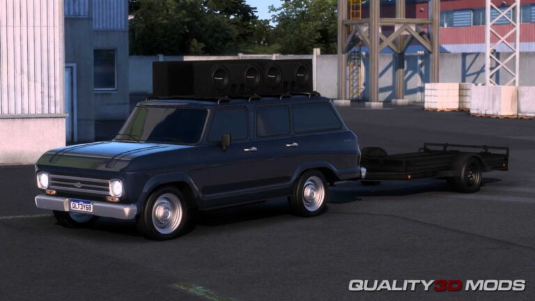 1973 Chevrolet Veraneio & Trailer v1.0 for ETS2 1.55