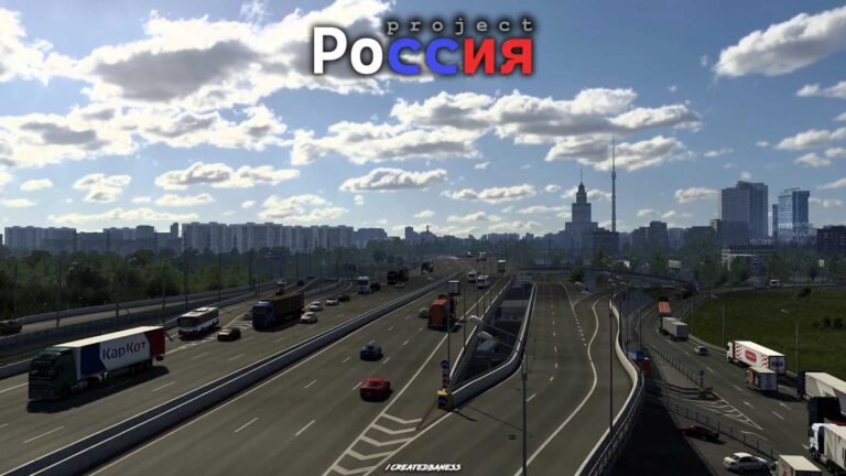 Project Russia Map v5.6.3a for ETS2 1.57