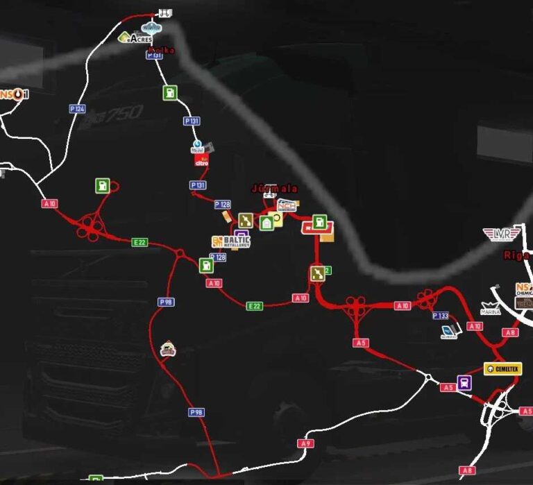 Latvia Rebuild v2.77 for ETS2