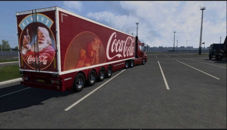 Christmas Coca-Cola Trailer v1.0 for ETS2 (1.57x)