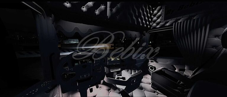 Interior Revamp for New Generation Scania 770 White v1.0 for ETS2 1.57x