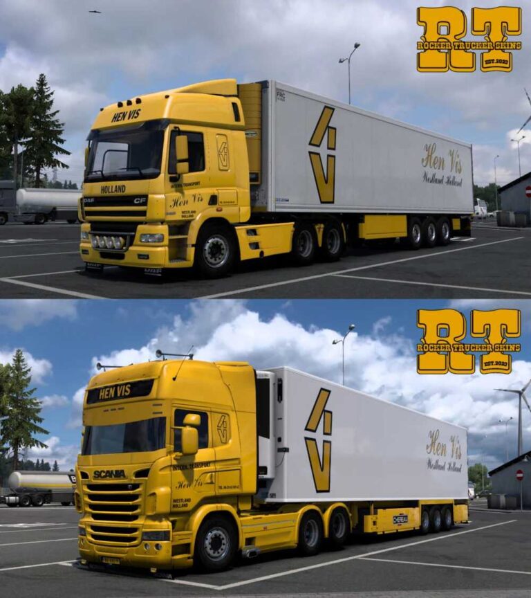 Hen Vis Transport Skin Pack v1.0 for ETS2