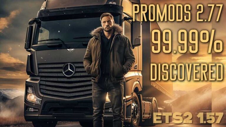 ProMods 2.77: 99.99% Discovered Sectors v1.0 for ETS2