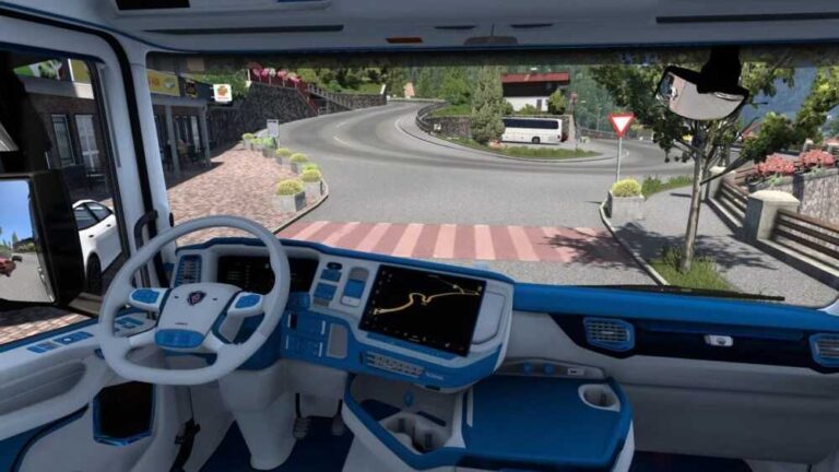 Insanux Custom Interior for Scania NG 2016 & Smart Super Dash Fixed v1.2 for ETS2