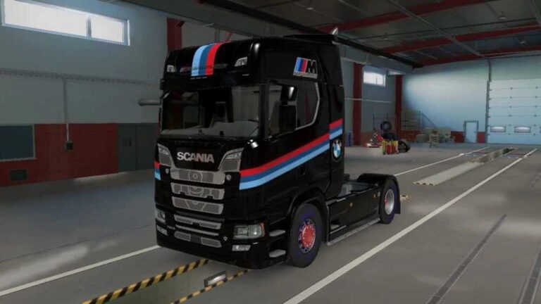 BMW Skin for Scania S NextGen Truck v2.0 – ETS2