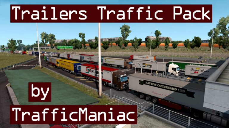 Trailers Traffic Pack by TrafficManiac v12.9.1 ETS2