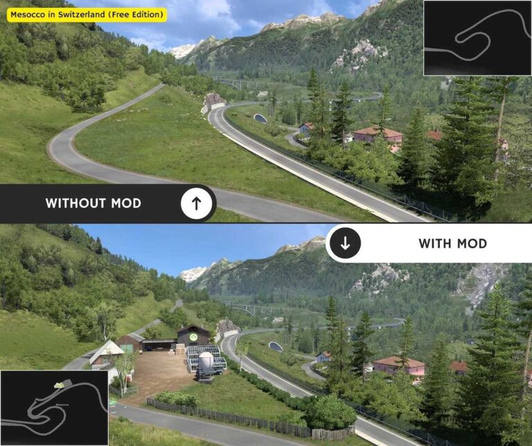 More European Cities (Switzerland) v1.1 1.58 ETS2