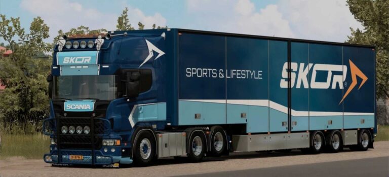 Scania R560 “SKOR” + Trailer v1.1 1.58x ETS2
