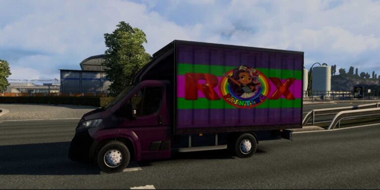 Rox Painting Box Van v1.0 1.58x ETS2