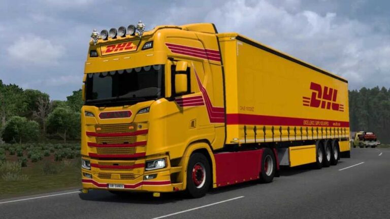 DHL Skin for NG Scania S v1.0 ETS2