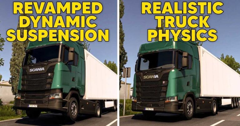 Revamped Dynamic Suspension V6.4.5.12 [1.58] [Hotfix] ETS2